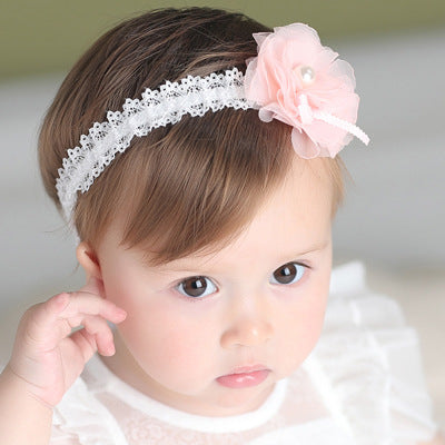 Baby Flower Headband – Soft Cloth Hair Accessory for Girls