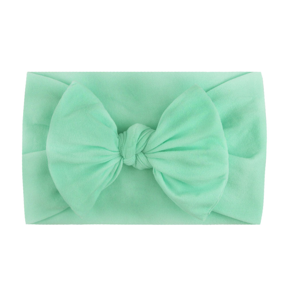 Nylon Bow Baby Headband – Flower Style Hair Accessory
