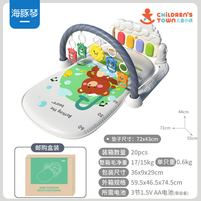 Tapis de jeu Baby Gym avec piano musical – Jouet d'éveil (0-3 ans)