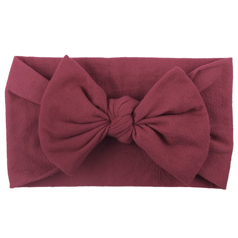 Bandeau Bébé en Nylon – Fleur Accessoire Cheveux