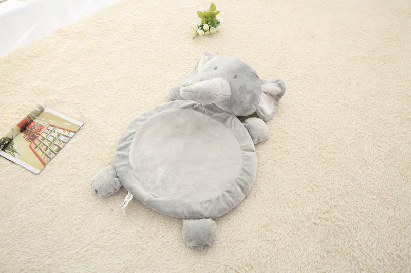 Plush Cartoon Baby Play Mat – Elephant & Fox Sleeping Pad