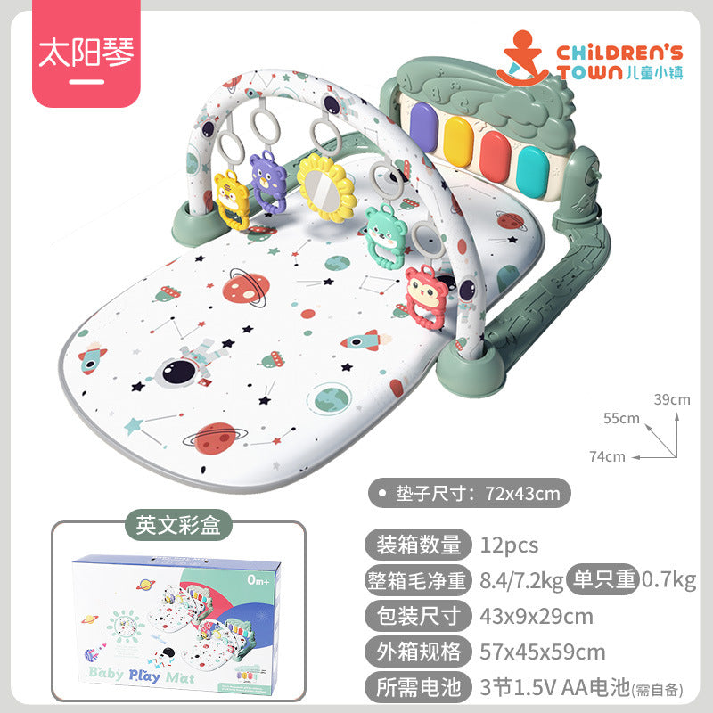 Tapis de jeu Baby Gym avec piano musical – Jouet d'éveil (0-3 ans)