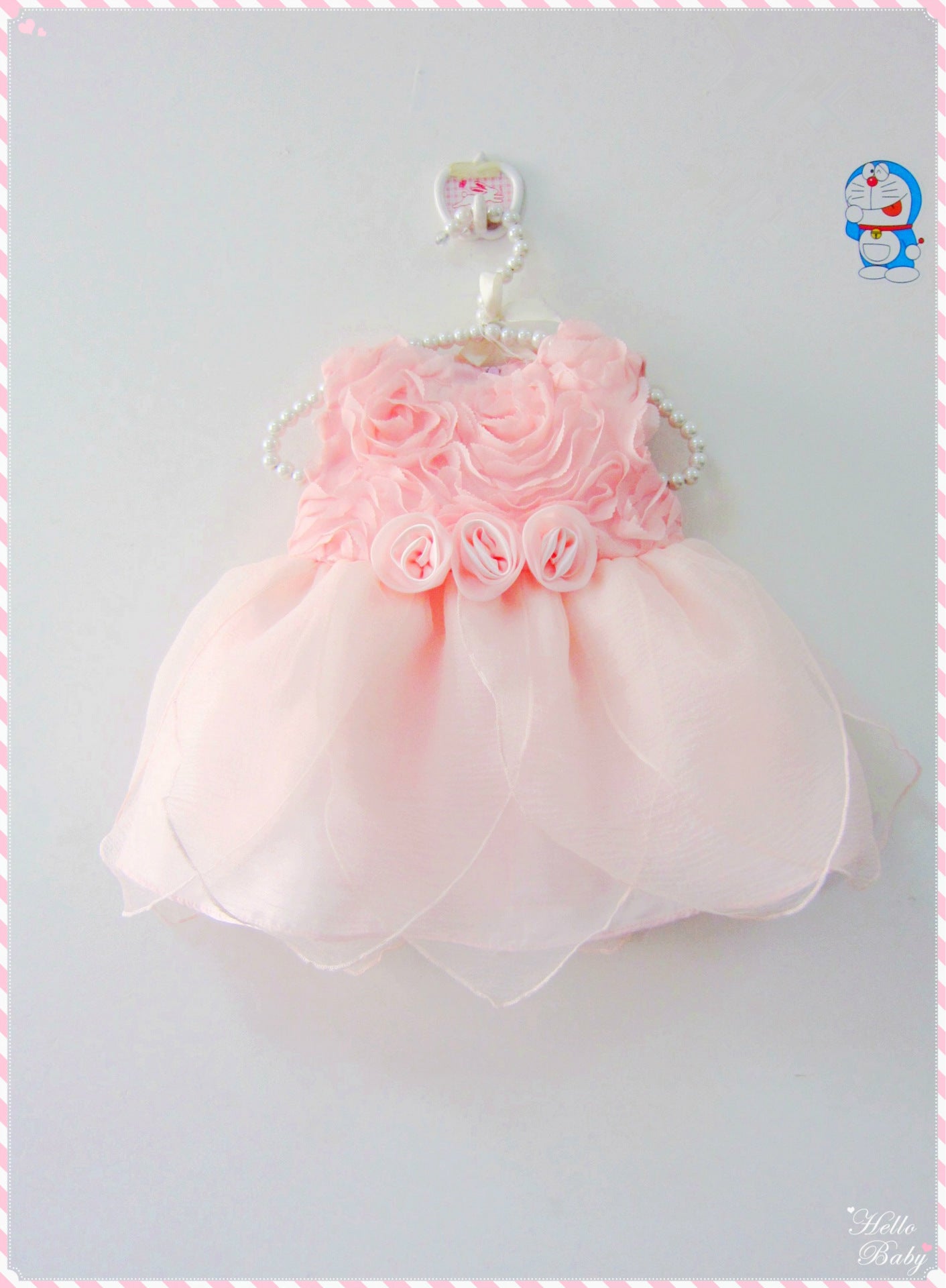 Robe Bébé Fille – Coton Doux Sans Manches (0-1 An)