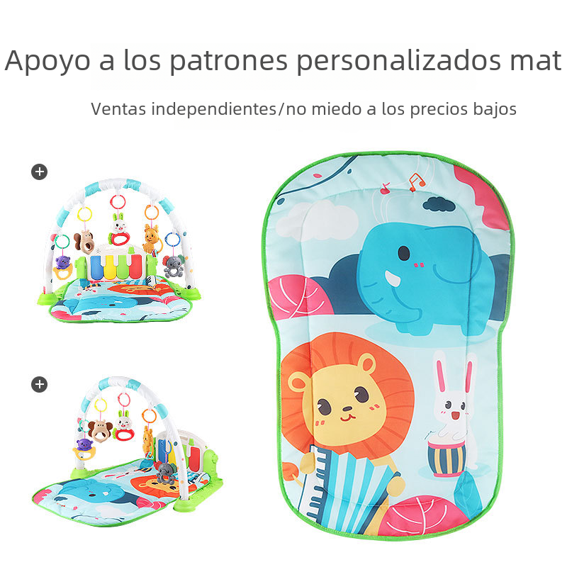 Baby Gym Play Mat with Music Piano – Developmental Toy (0–3 Years)