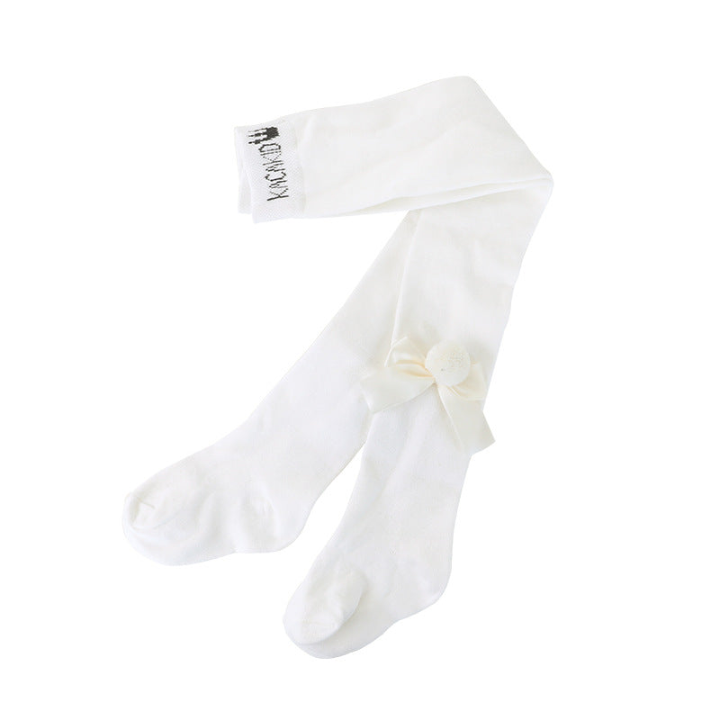 Baby Girl Bow Tights (Fashion Accessories)
