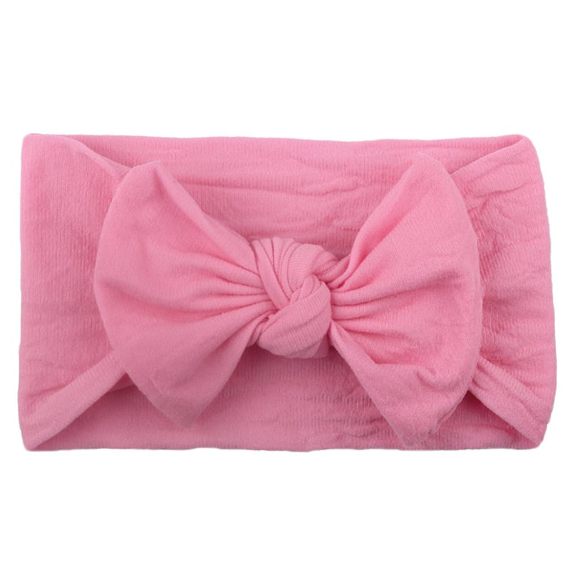 Bandeau Bébé en Nylon – Fleur Accessoire Cheveux