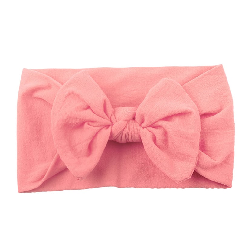 Bandeau Bébé en Nylon – Fleur Accessoire Cheveux