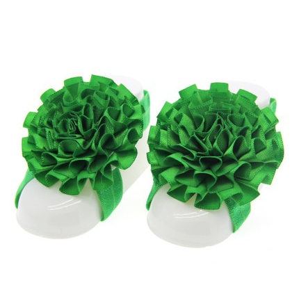 Ensemble d'accessoires pour bébé serre-tête floral et fleur de pied – 3 pièces