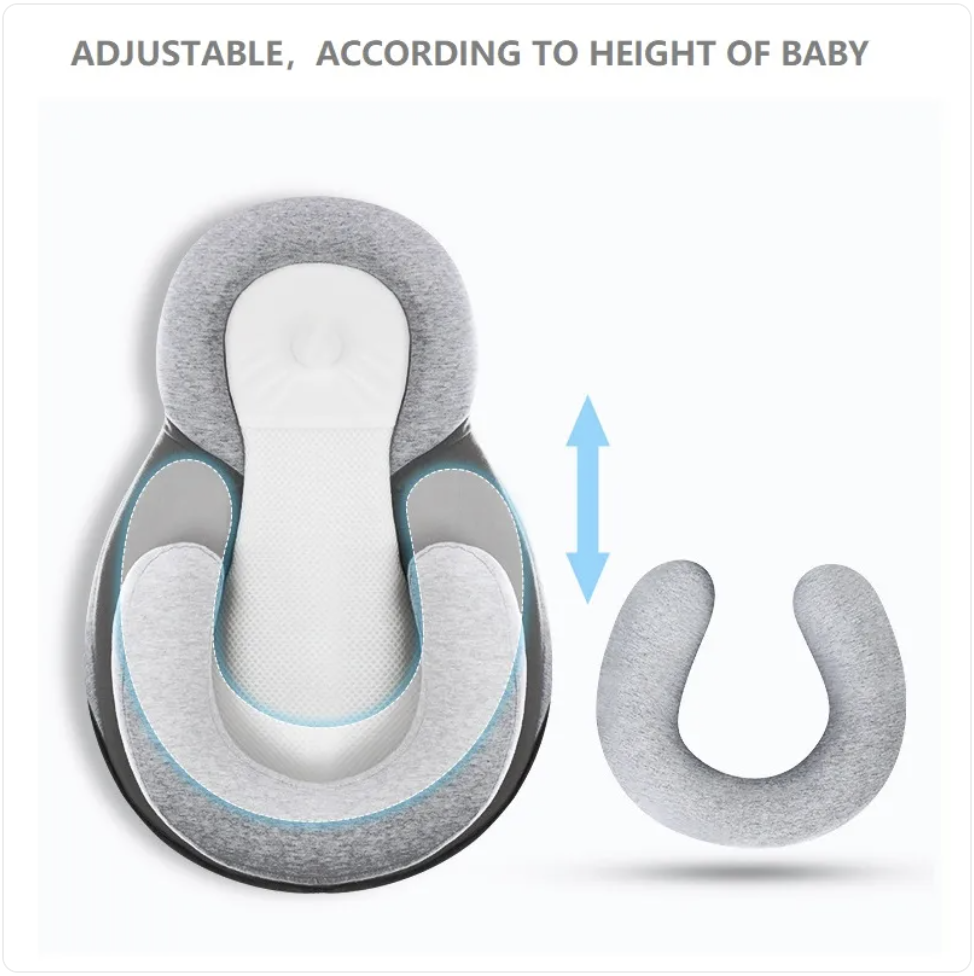 Baby Anti-Spit Up Pillow – Memory Foam Wedge for Better Sleep & Digestion