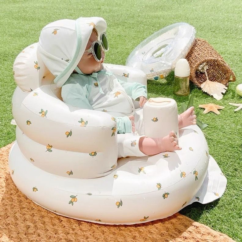 Inflatable Baby Chair – Safe & Comfy Seat for Dining and Bath Time