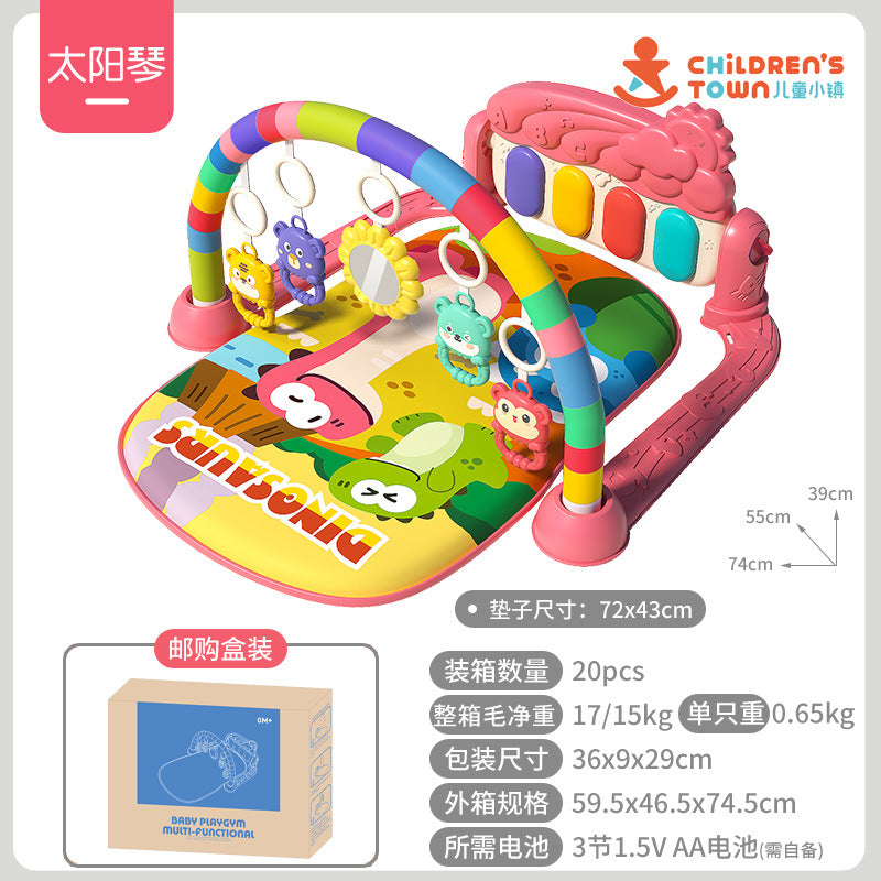 Tapis de jeu Baby Gym avec piano musical – Jouet d'éveil (0-3 ans)