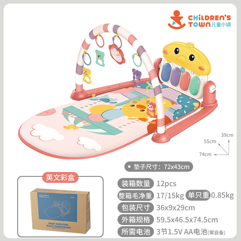 Tapis de jeu Baby Gym avec piano musical – Jouet d'éveil (0-3 ans)