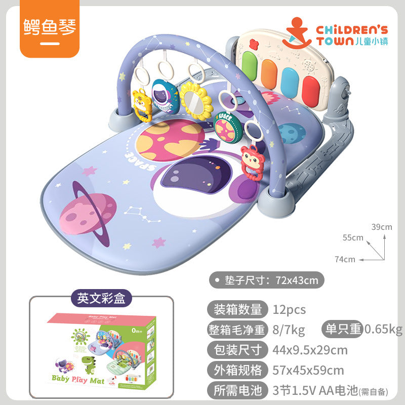 Tapis de jeu Baby Gym avec piano musical – Jouet d'éveil (0-3 ans)