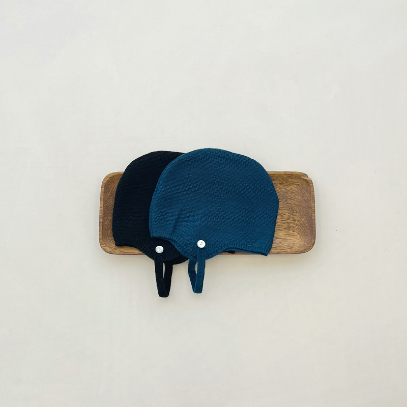 Baby Ear Protection Beanie – Warm Acrylic Knit Hat for 3–12 Months