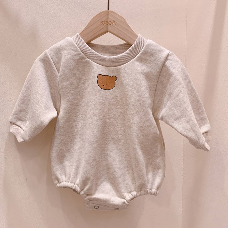 Barboteuse Bébé Œuf Poché – Une pièce en coton toutes saisons