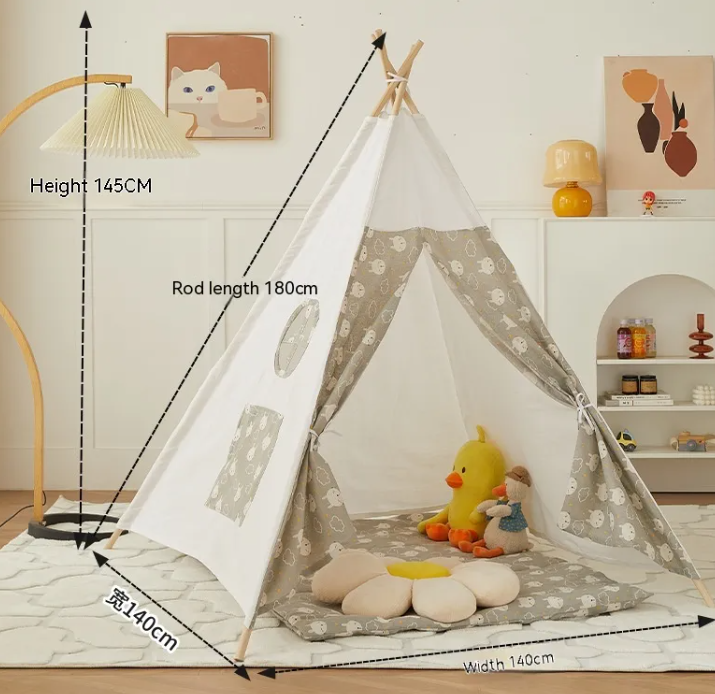 Tente de jeu d'intérieur pour enfants – Château de princesse