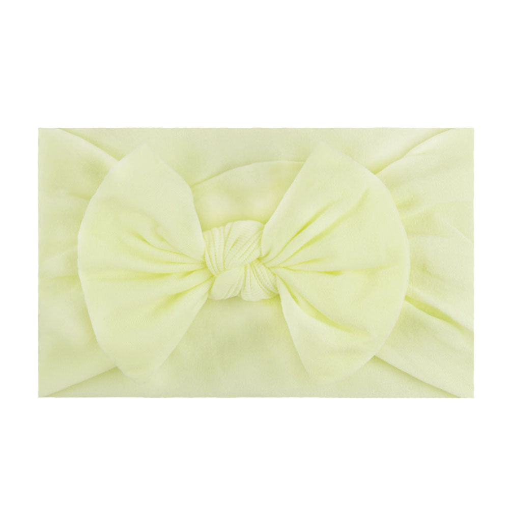 Nylon Bow Baby Headband – Flower Style Hair Accessory