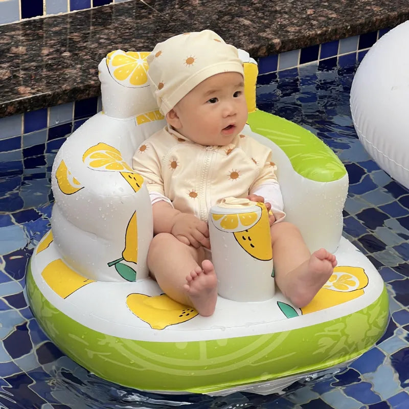 Inflatable Baby Chair – Safe & Comfy Seat for Dining and Bath Time