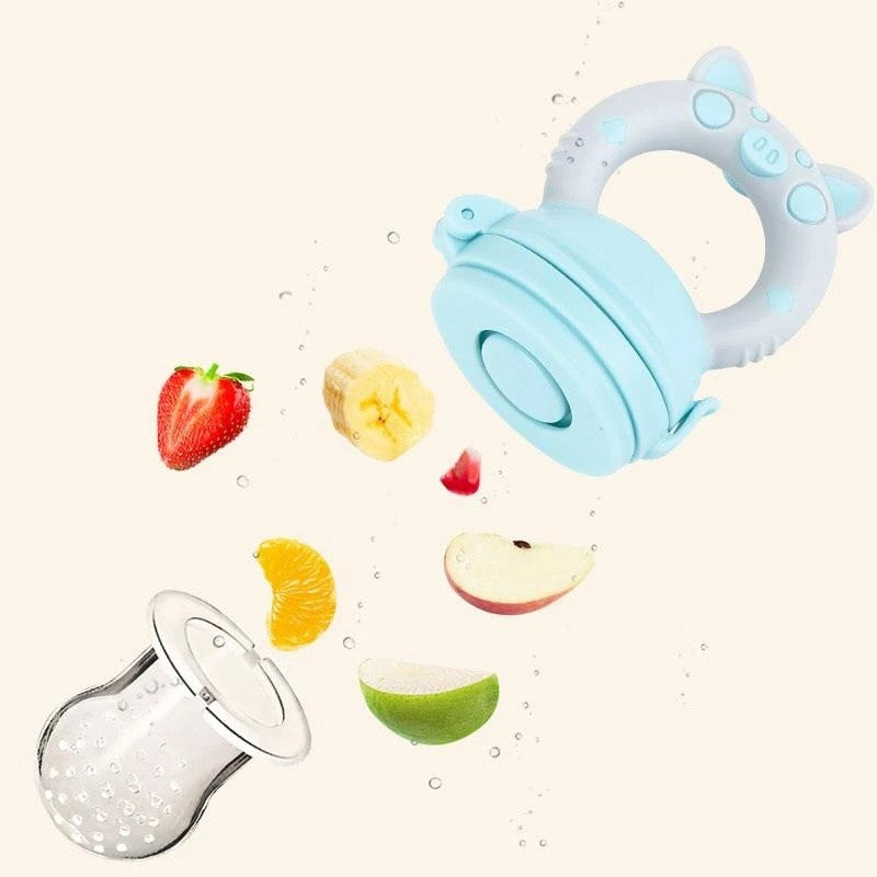 Baby Food Feeder & Supplement Tools – Silicone Bite Bag Set
