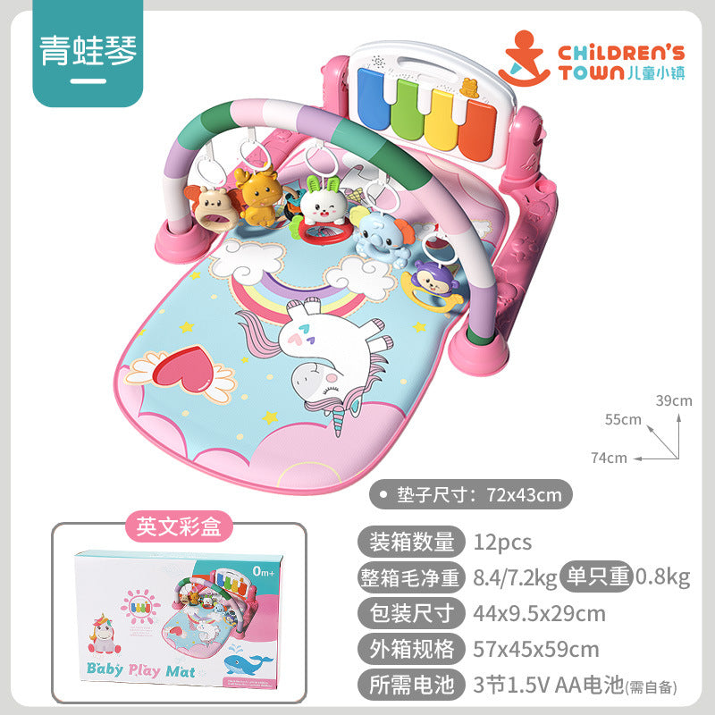 Tapis de jeu Baby Gym avec piano musical – Jouet d'éveil (0-3 ans)