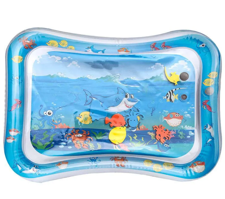 Coussin de jeu aquatique gonflable pour bébé – Tapis sensoriel pour le ventre