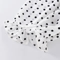 Summer Baby Girls Polka Dot Clothing Set with Chiffon