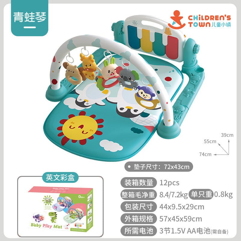 Tapis de jeu Baby Gym avec piano musical – Jouet d'éveil (0-3 ans)