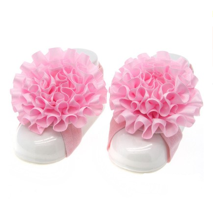 Ensemble d'accessoires pour bébé serre-tête floral et fleur de pied – 3 pièces