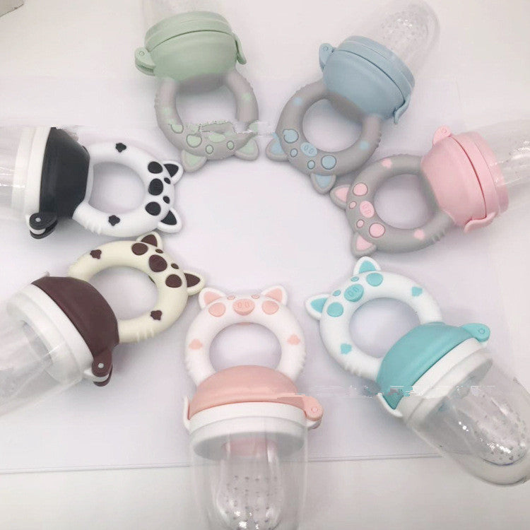 Baby Food Feeder & Supplement Tools – Silicone Bite Bag Set