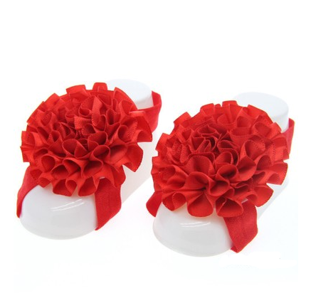 Ensemble d'accessoires pour bébé serre-tête floral et fleur de pied – 3 pièces