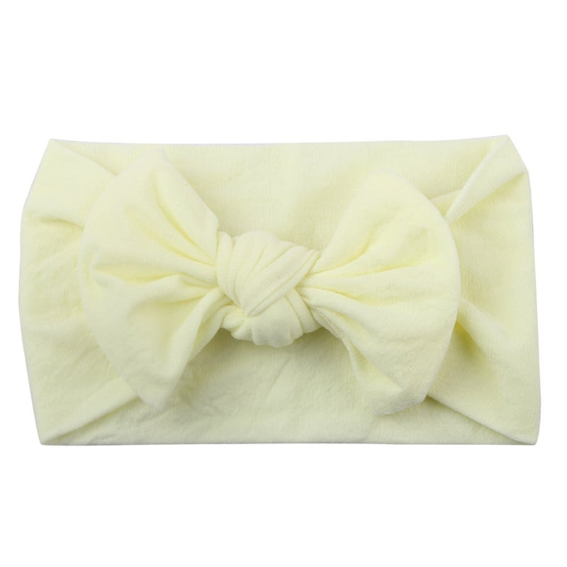 Bandeau Bébé en Nylon – Fleur Accessoire Cheveux