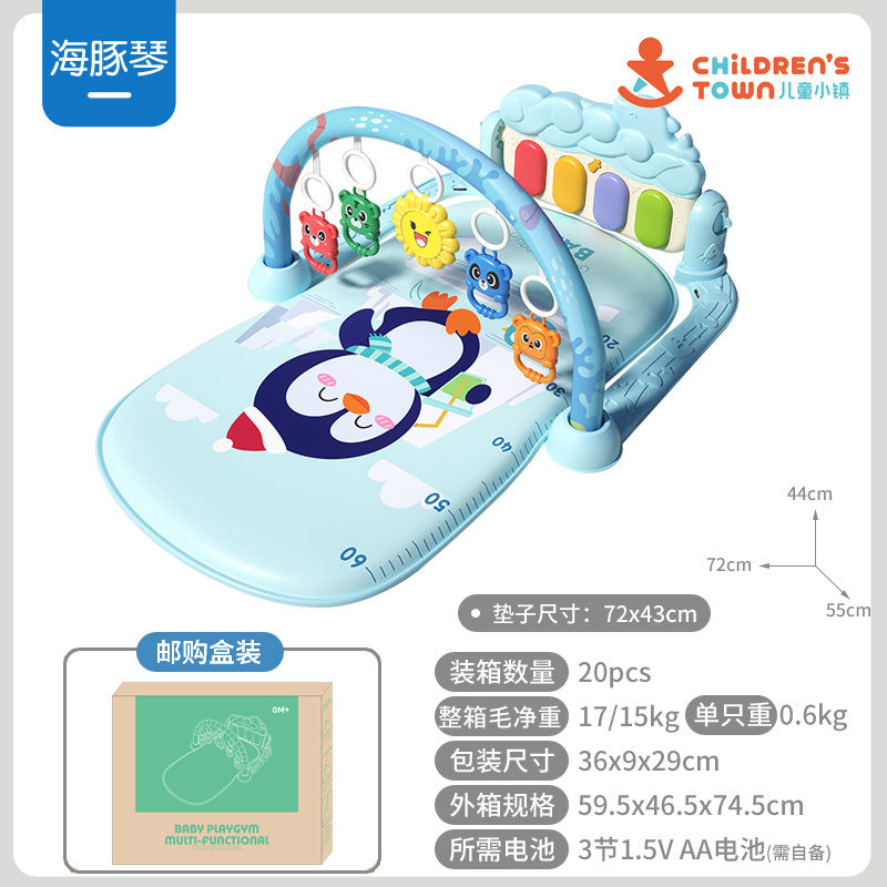 Tapis de jeu Baby Gym avec piano musical – Jouet d'éveil (0-3 ans)