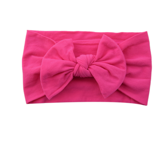 Bandeau Bébé en Nylon – Fleur Accessoire Cheveux