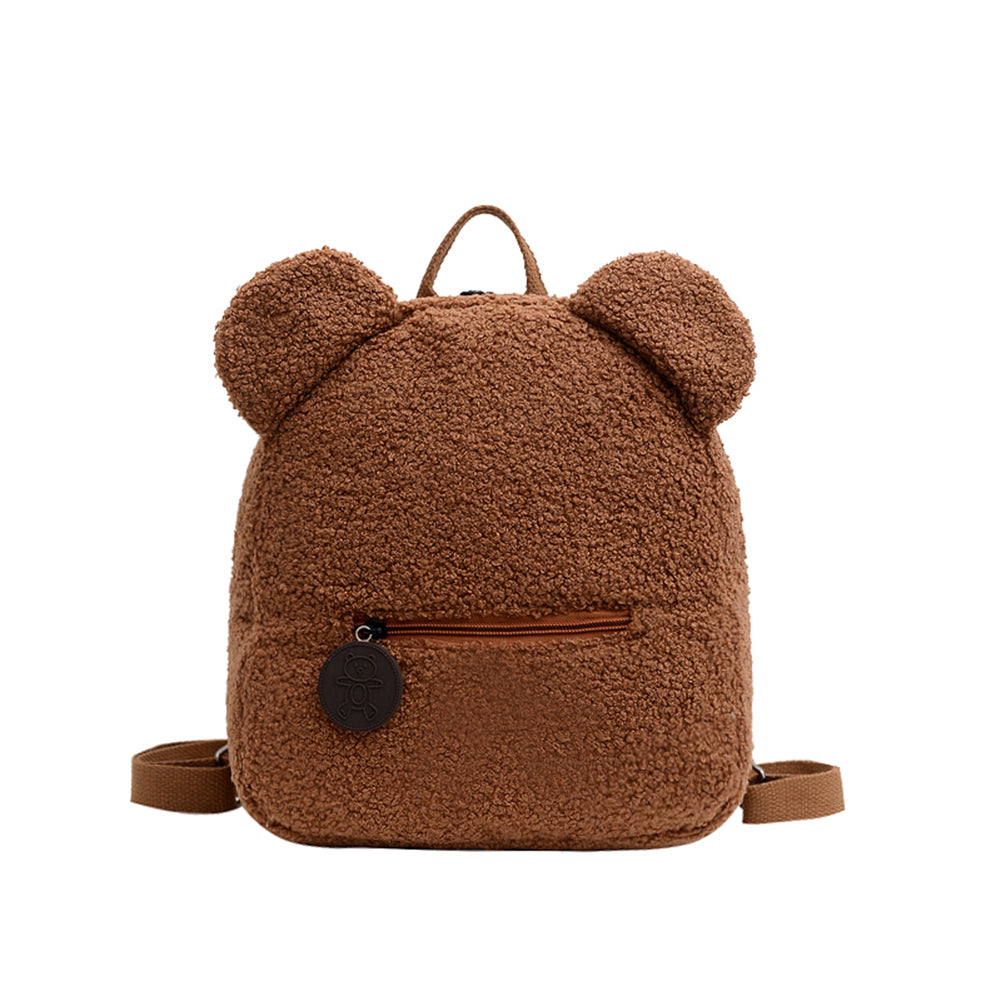 Mini sac à dos animal de dessin animé pour enfants – Sac en peluche souple pour tout-petits